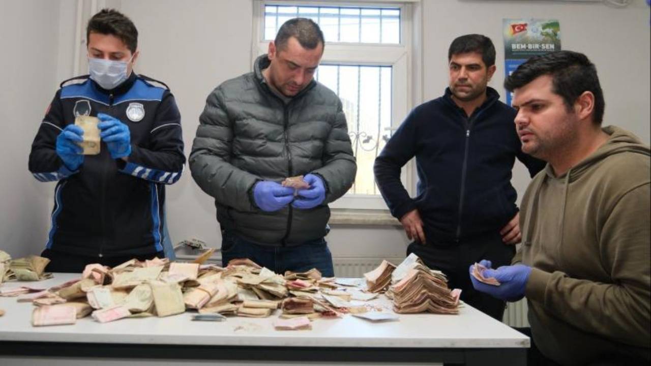 Dilencinin üzerinden 164 bin lira çıktı