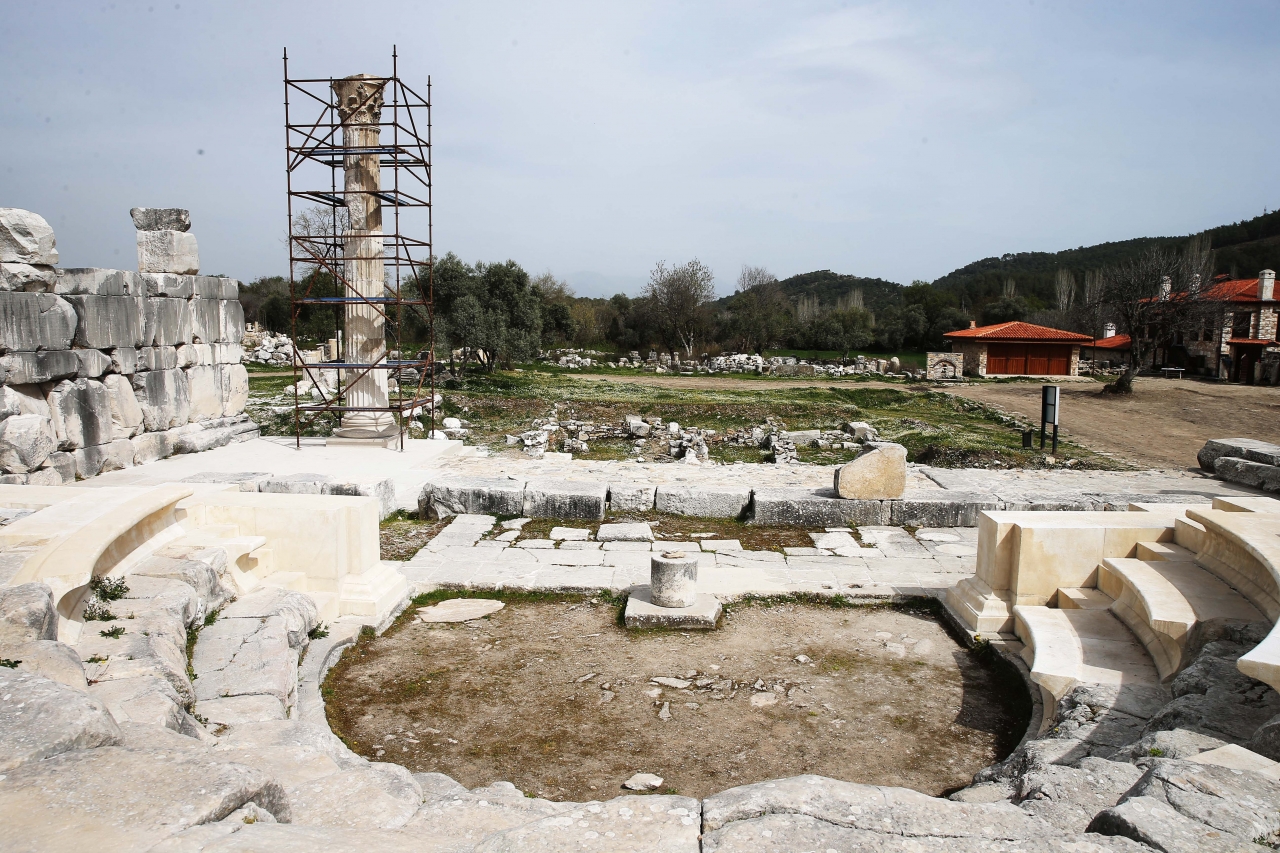 Stratonikeia'nın meclis binası Geleceğe Miras projesiyle ayağa kaldırılıyor