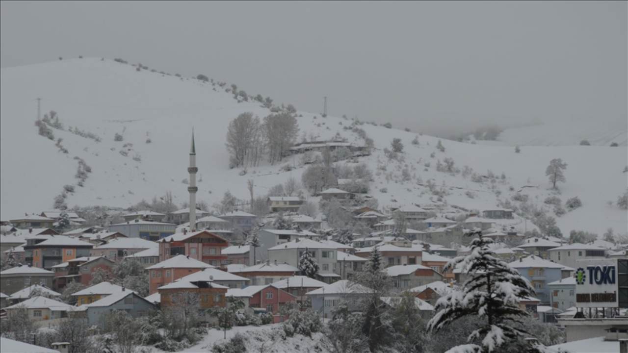 Samsun Havza'da kar etkili oldu