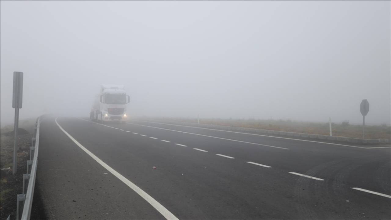 Tekirdağ'da sis etkili oldu