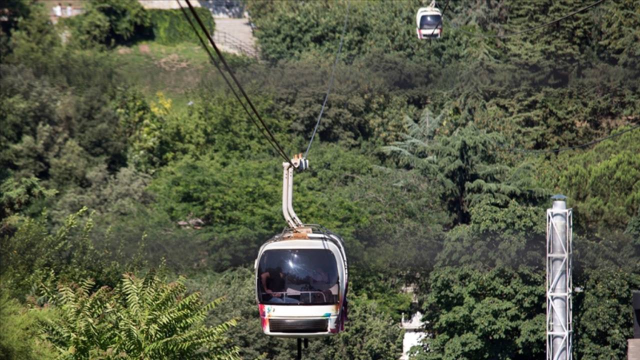 İstanbul'da teleferik seferlerine rüzgar engeli
