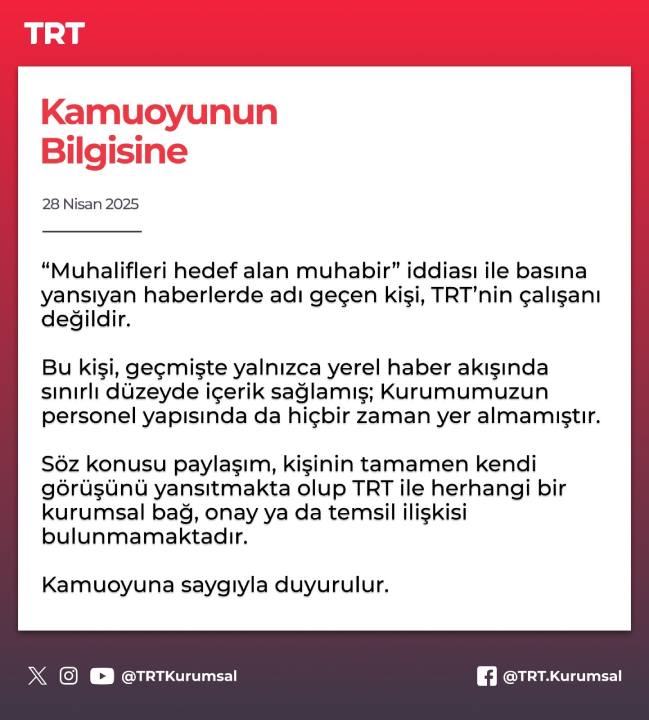 Trt Açıklama