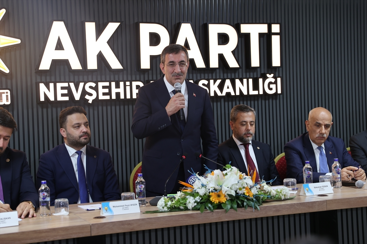 Cumhurbaşkanı Yardımcısı Yılmaz, Nevşehir'de konuştu: