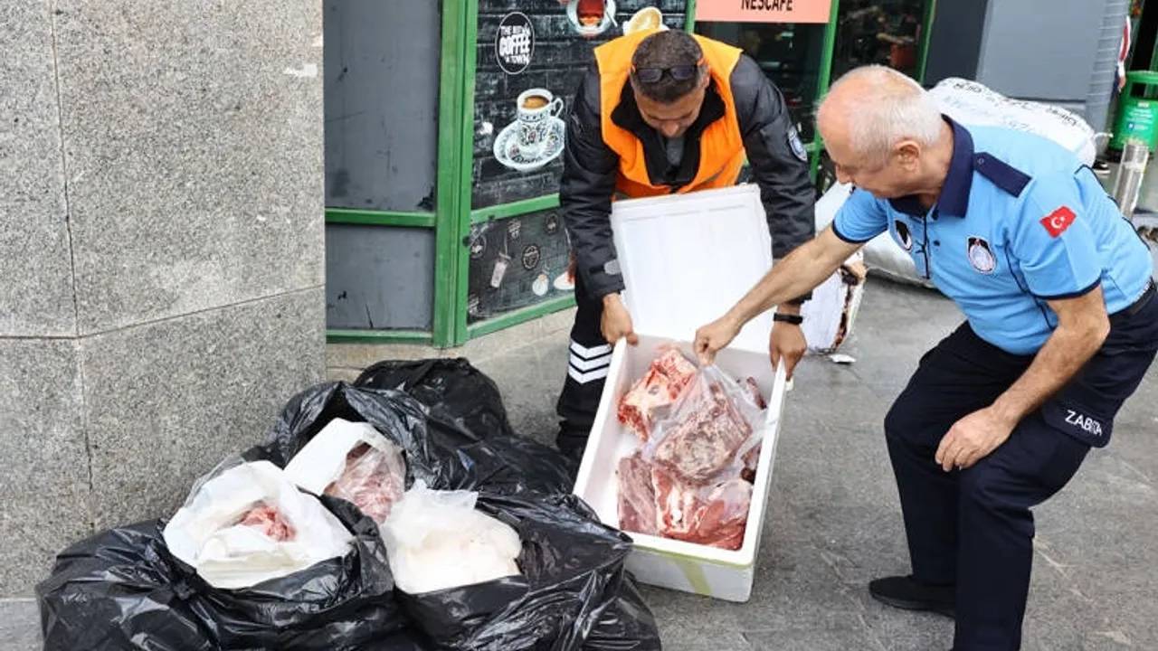 Antalya'da usulsüz taşınan 300 kilo ete el kondu