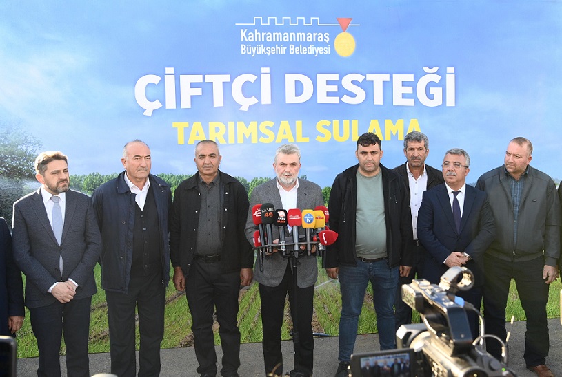 Kahramanmaraş Büyükşehir Belediyesi çiftçiye destekleriyle Türkiye’ye örnek oluyor