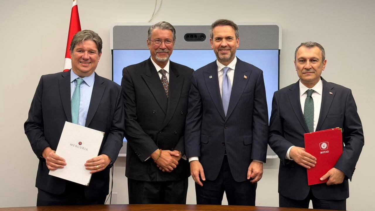 Alparslan Bayraktar Botas Mercuria Anlasmasi (1)