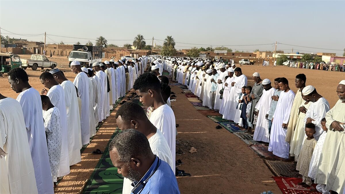 Sudan'da Kurban Bayramı namazı kılındı