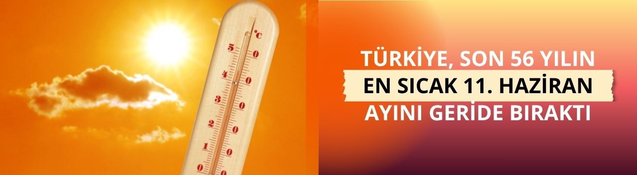 Türkiye, son 56 yılın en sıcak 11. haziran ayını geride bıraktı