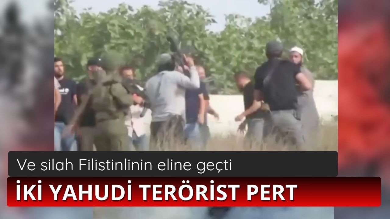 Ve silah Filistinlinin eline geçti!