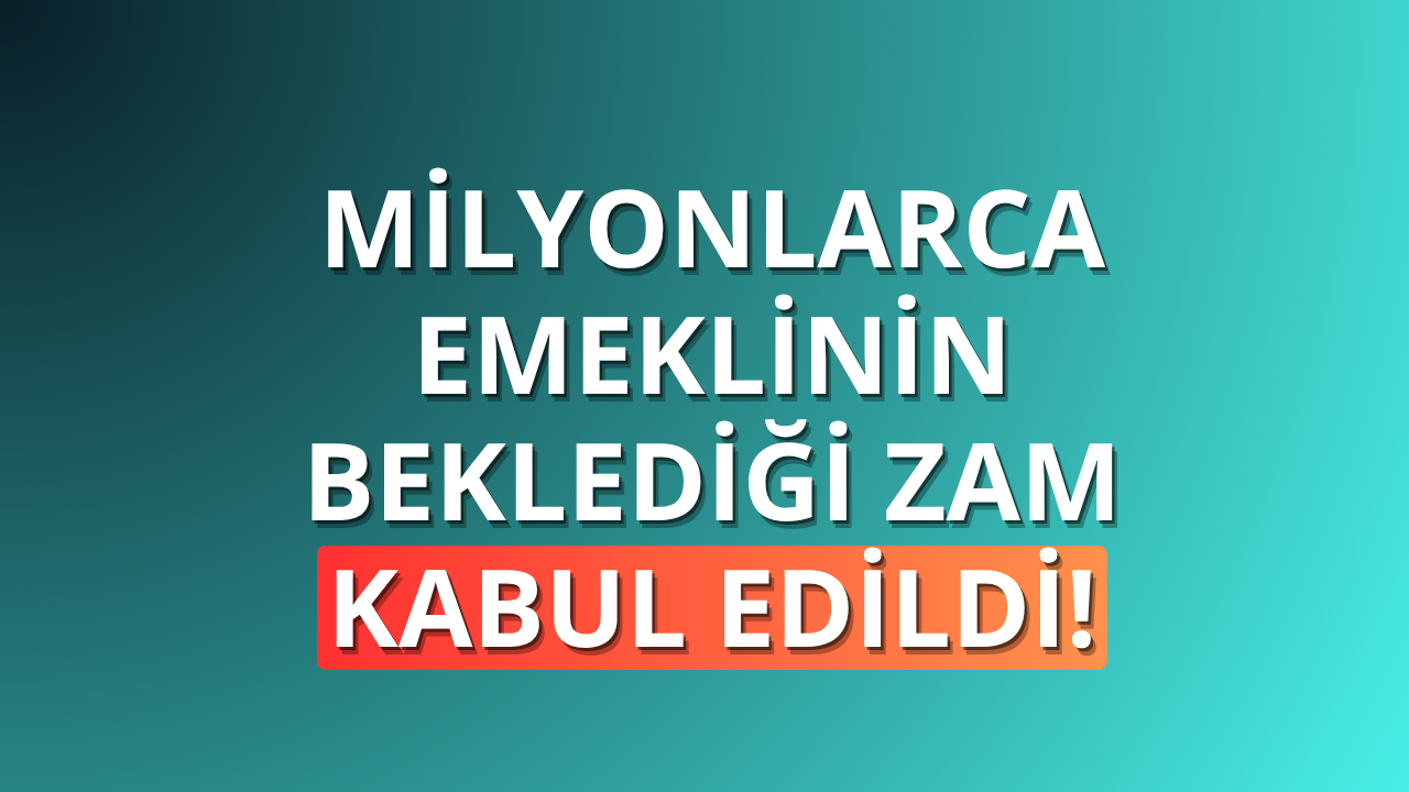 En düşük emekli zammı kabul edildi