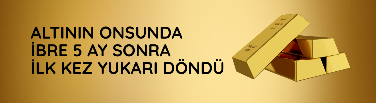 Altının onsunda ibre 5 ay sonra ilk kez yukarı döndü
