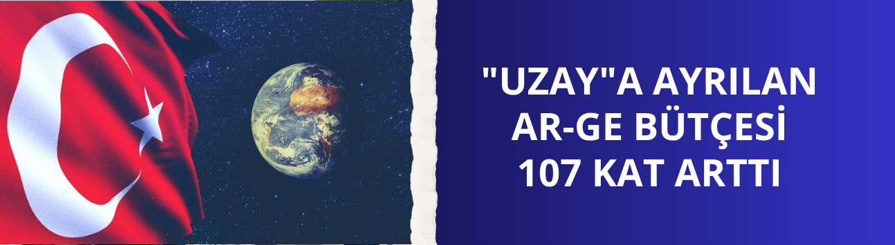 "Uzay"a ayrılan AR-GE bütçesi 107 kat arttı