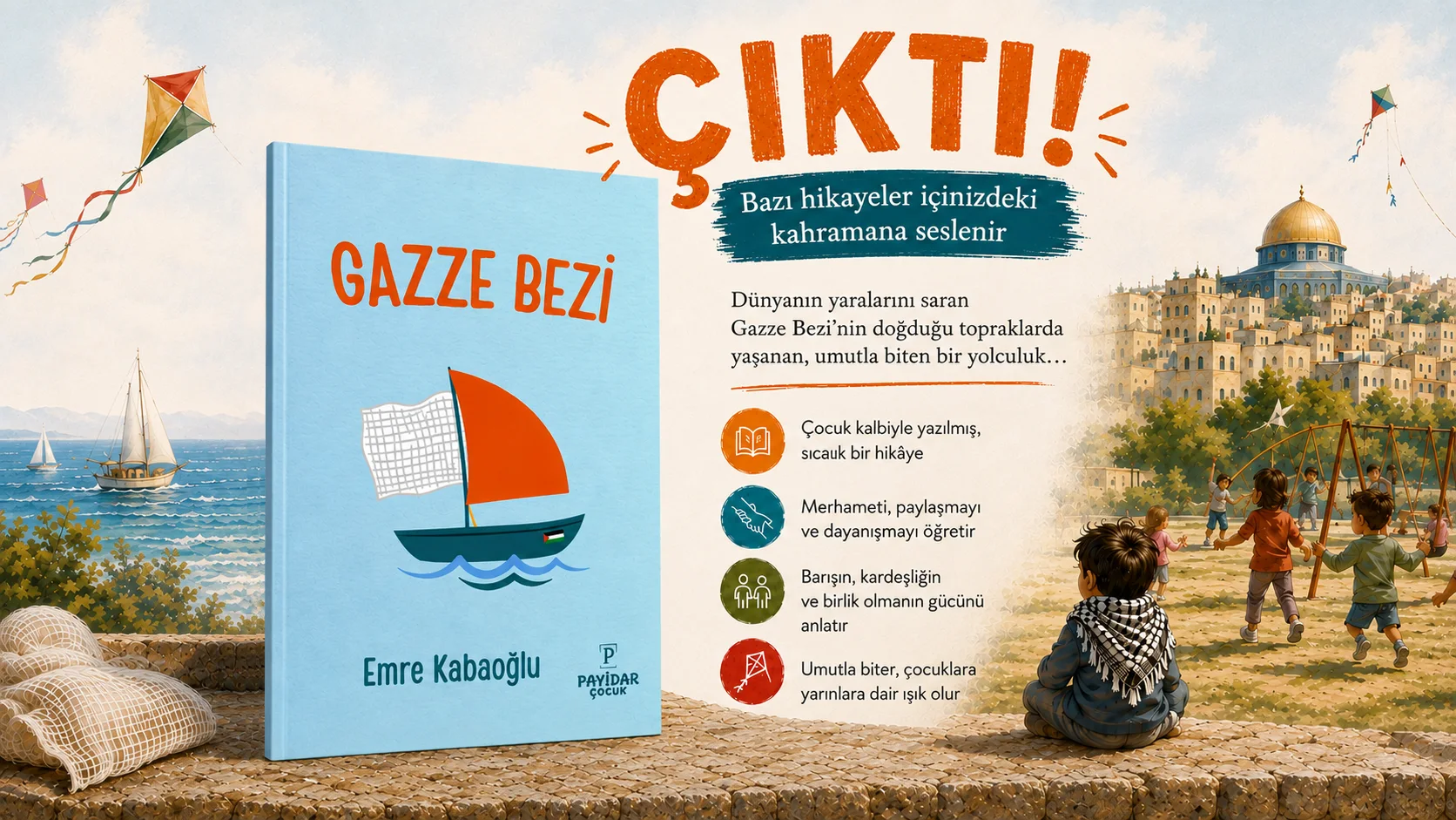 Gazze Bezi kitabı okurlarla buluştu
