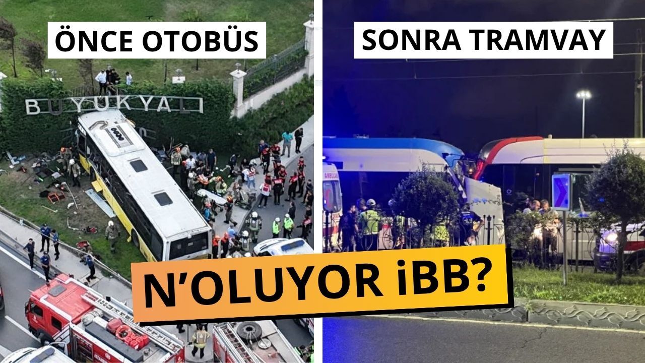 Zeytinburnu'nda iki tramvay çarpıştı