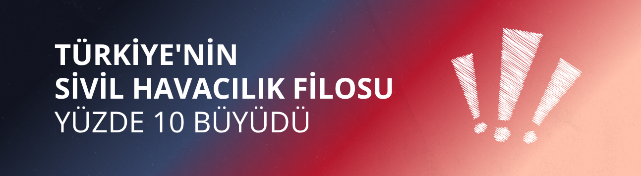 Türkiye'nin sivil havacılık filosu yüzde 10 büyüdü