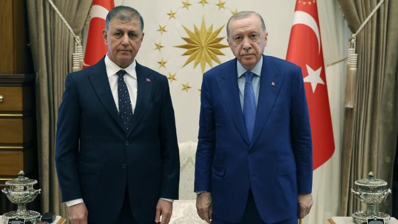 Başkan Erdoğan Cemil Tugay'ı kabul etti