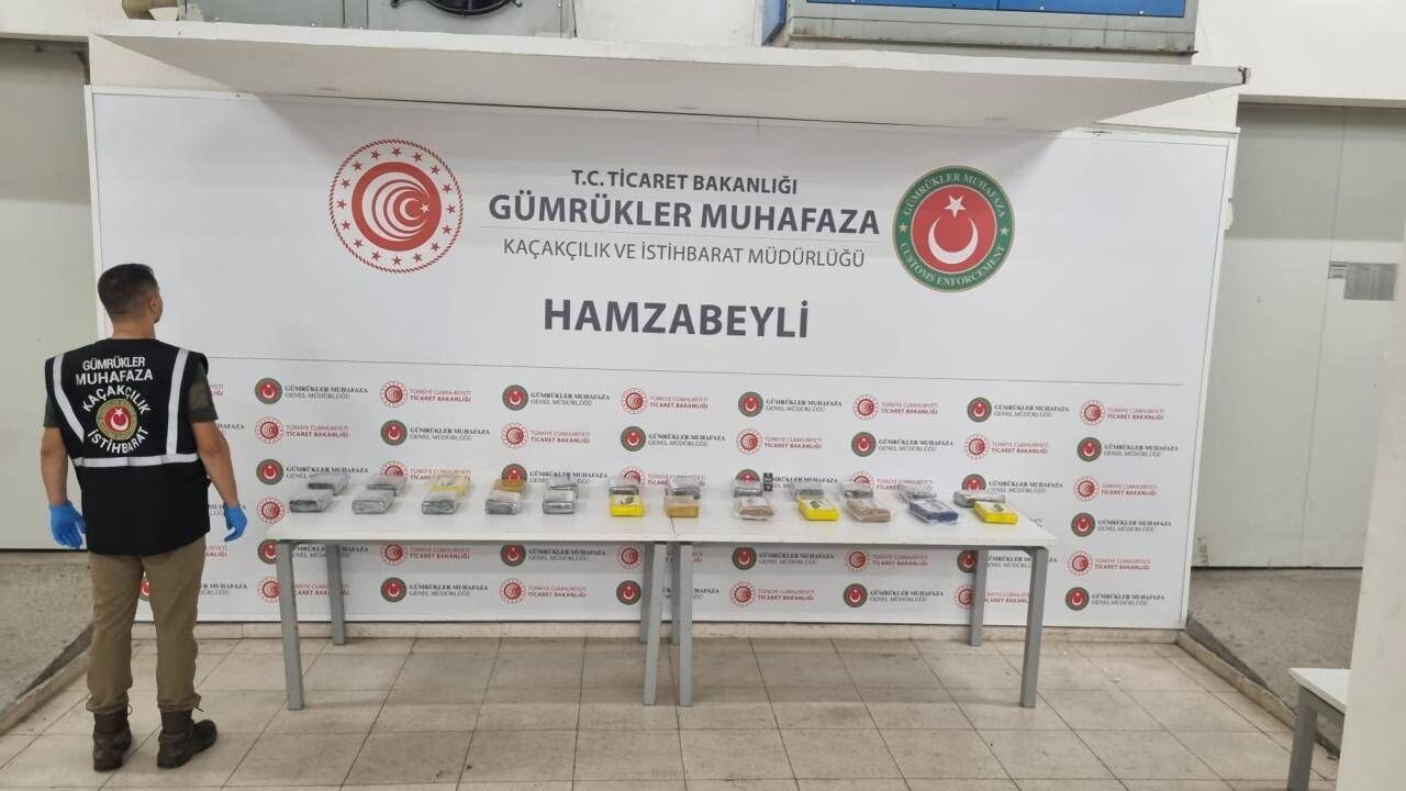 Edirne'de 174 kilogram uyuşturucu ele geçirildi