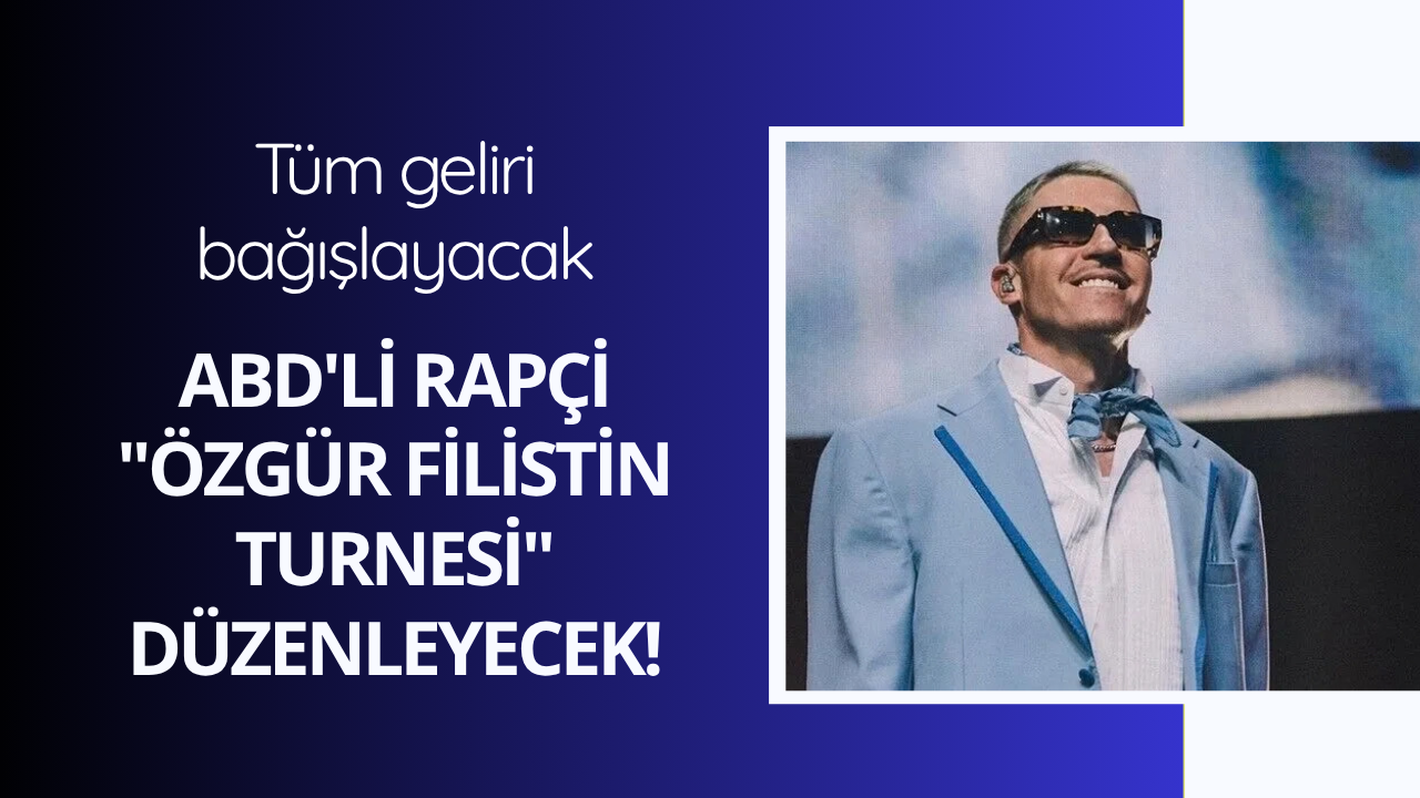 ABD'li rapçi "Özgür Filistin Turnesi" düzenleyecek
