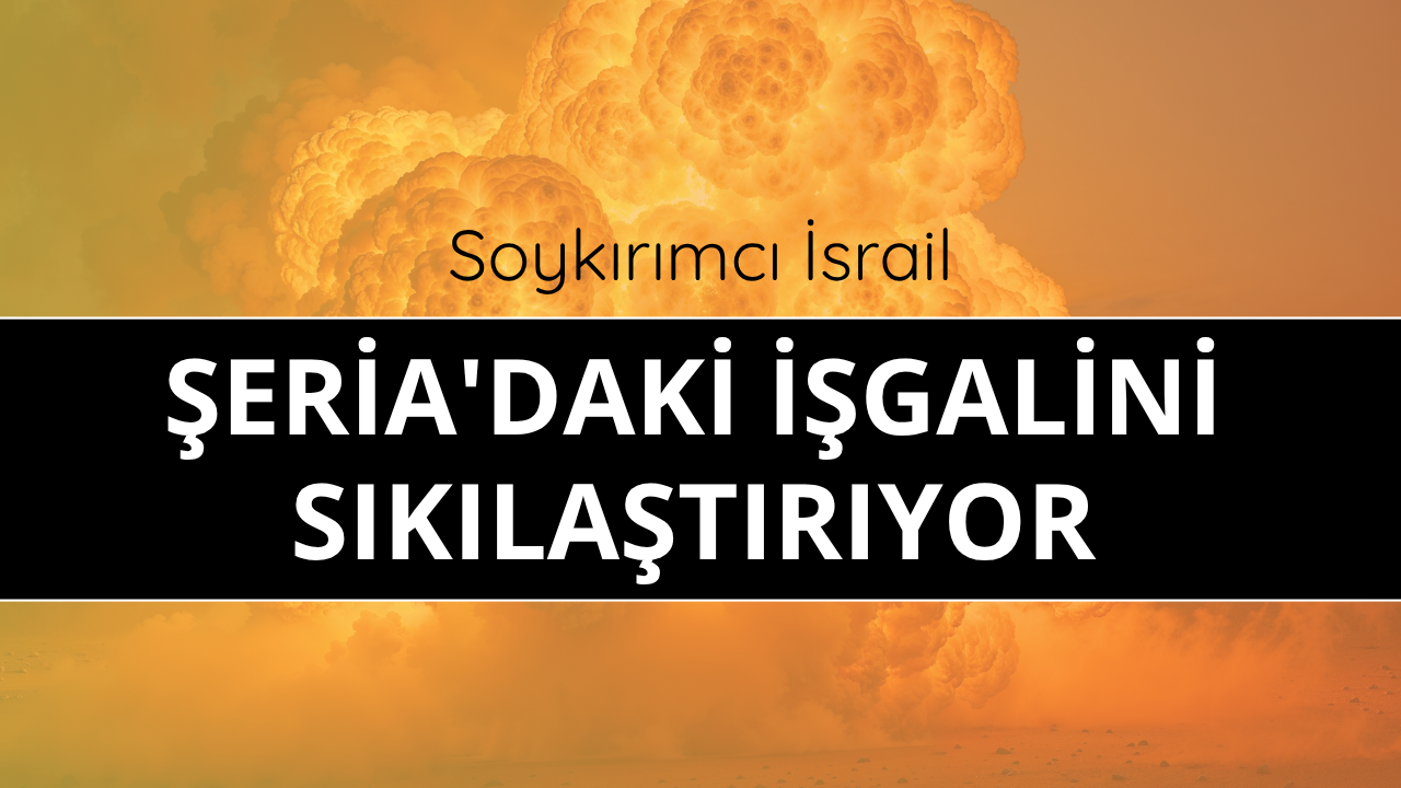 Soykırımcı İsrail, Şeria'daki işgalini sıkılaştırıyor