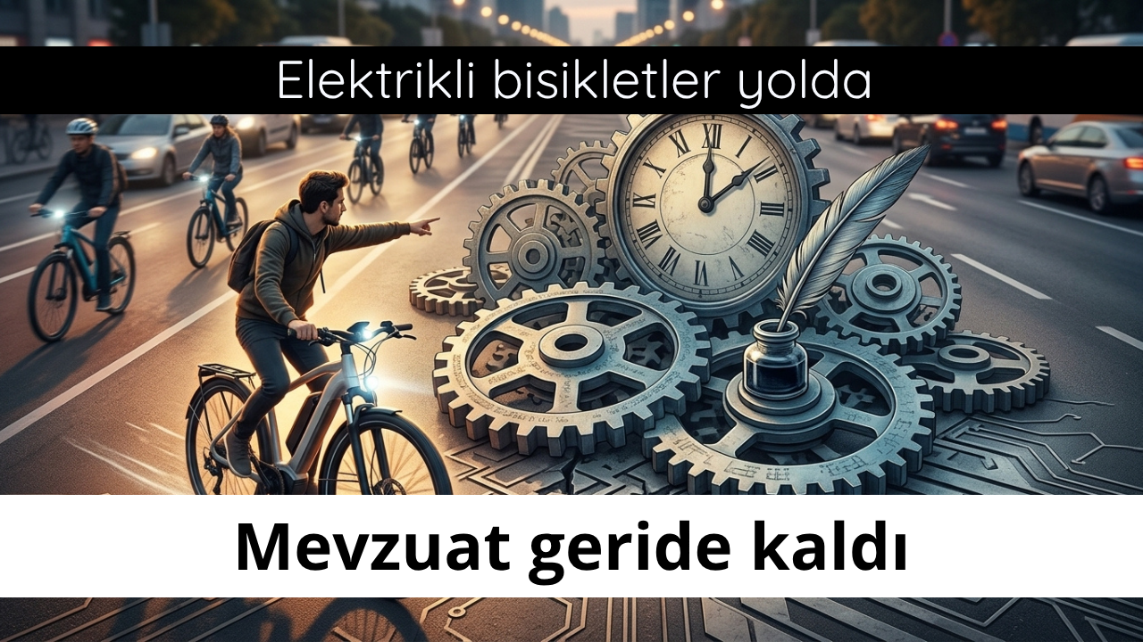 Elektrikli bisikletler yolda mevzuat geride