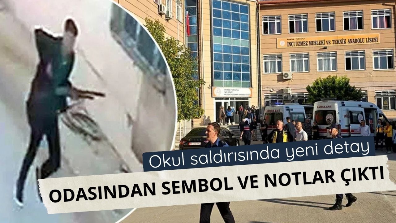Manisa'daki okul saldırısında yeni detay: Odasından sembol ve notlar çıktı