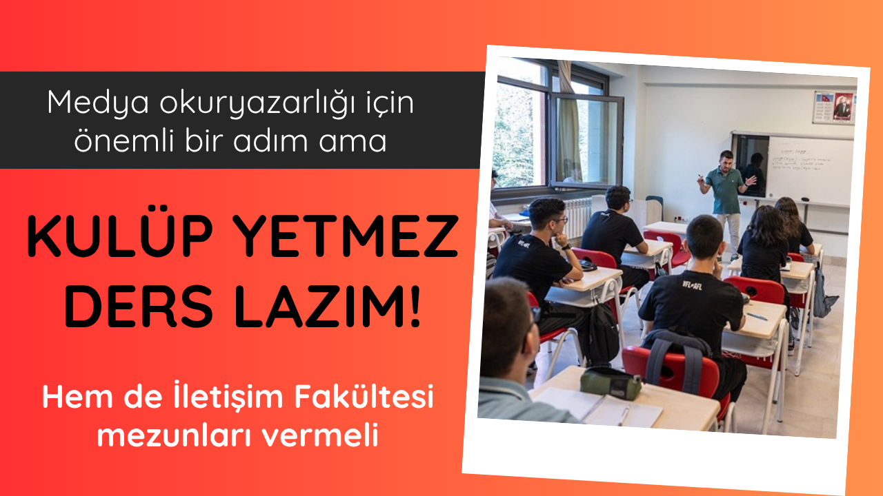 Okullarda "Medya ve Bilgi Okuryazarlığı Kulüpleri" kurulacak