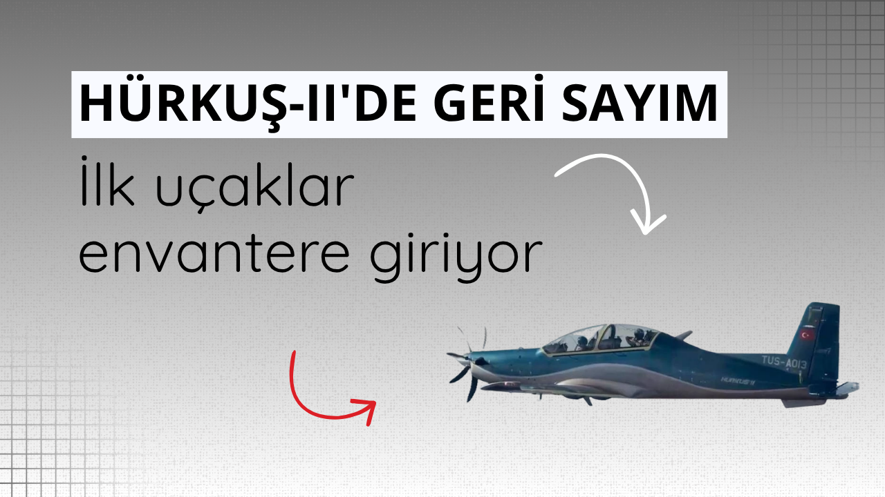 HÜRKUŞ-II'de geri sayım: İlk uçaklar envantere giriyor