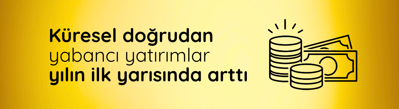 Küresel doğrudan yabancı yatırımlar yılın ilk yarısında arttı