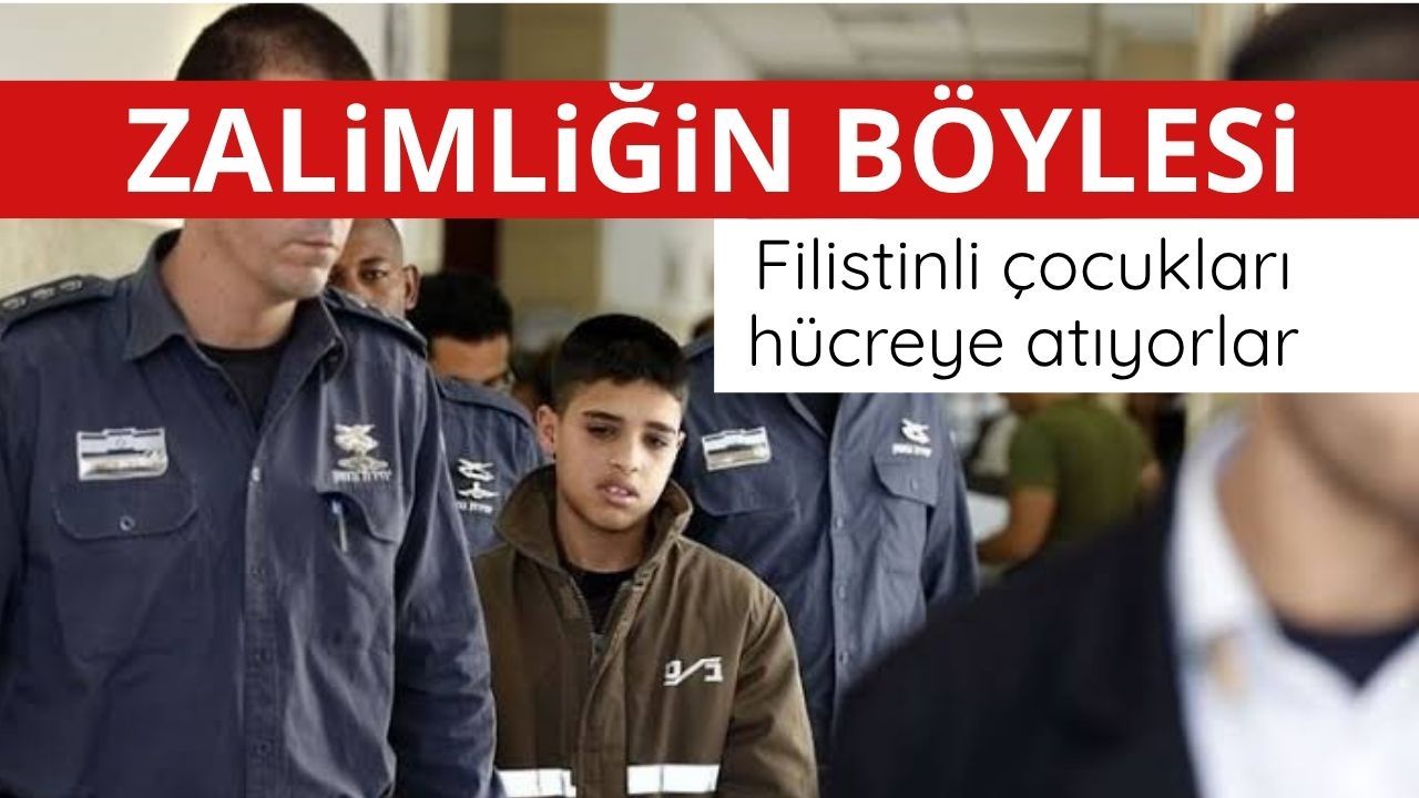 İsrail Filistinli çocukları hücreye kilitliyor