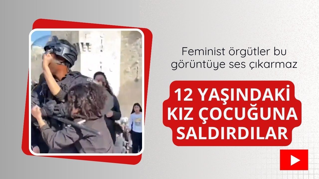 İsrailli teröristler 12 yaşındaki kız çocuğuna saldırdı