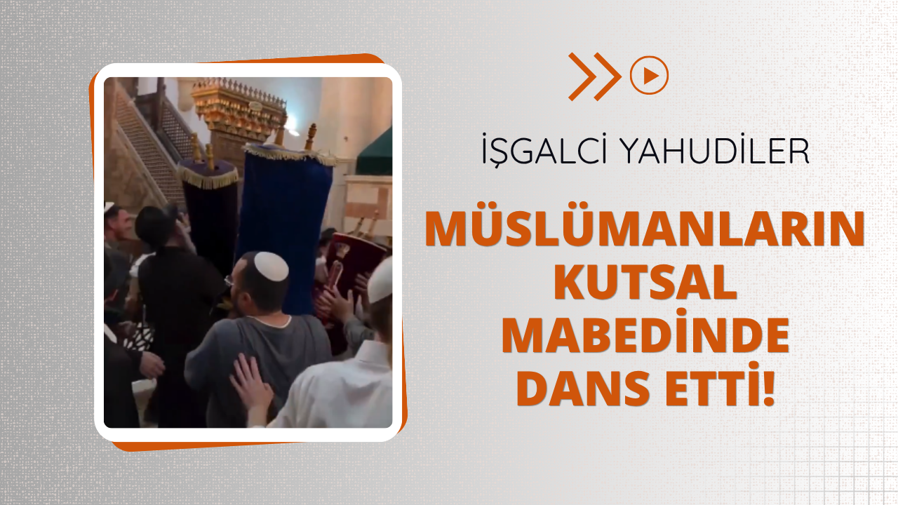İşgalciler kutsal mabedde dans etti!