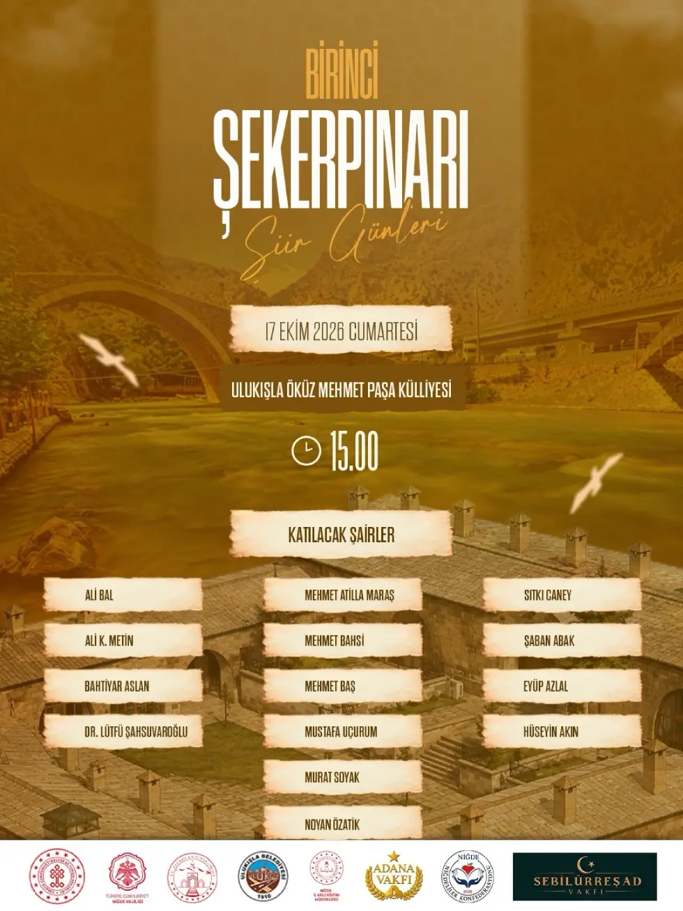 Niğde 1. Şekerpınar Şiir Akşamları