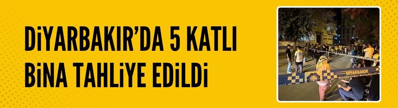 'Apartman sallandı' ihbarı üzerine 5 katlı bina tahliye edildi
