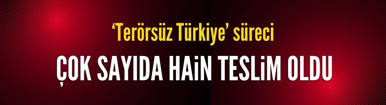 Yıl başından bu yana 105 terörist teslim oldu